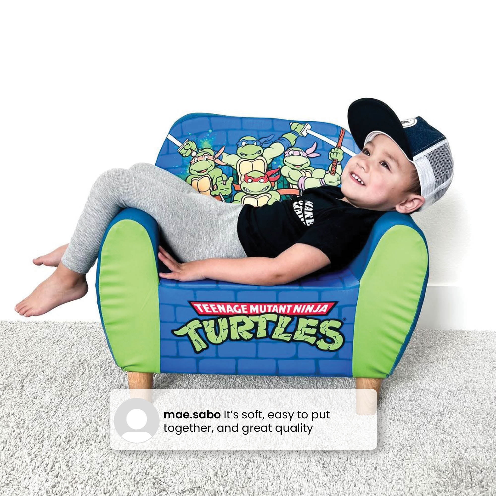 Teenage Mutant Ninja Turtles Foam Chair by Delta Children, Green
