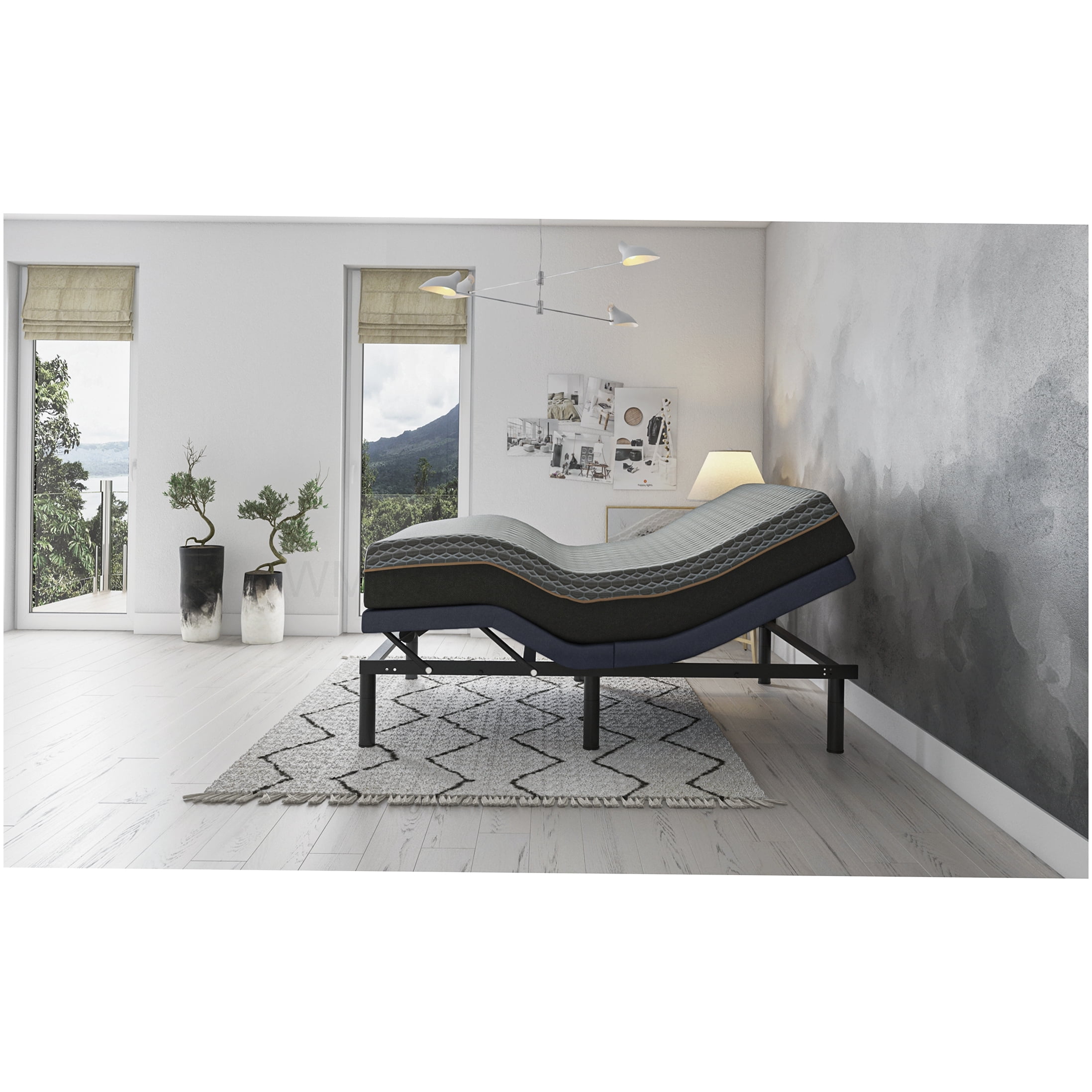 CHAMPFLAG Cooling King Size Hybrid Mattress, 14 Inch with Copper Memory Foam & Edge Support, CertiPUR-US Certified