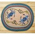 thumbnail image 1 of Earth Rugs Rug, 20 by 30", Light Dark Blue/Burgundy, 1 of 1