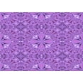 thumbnail image 1 of Ahgly Company Machine Washable Indoor Rectangle Transitional Heliotrope Purple Area Rugs, 2' x 3', 1 of 7
