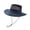 Navy, variant on Fewfanhot Men's & Women's Full Mesh Crown Bucket Hat Ultra-Breathable Adjustable Chin Strap, Wide Brim Sun Hat for Hot Weather, Beach, Outdoor Work
