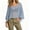 Blue Tops, variant on Womens Crochet Cover Ups Mesh Batwing Sleeve Crewneck Tops Summer See Through Beach Travel Daily Sweaters White XXL