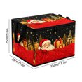 thumbnail image 3 of Collapsible Christmas Storage Box with Lid Large Capacity Foldable Holiday Organizer Bin for Clothes Toys Blankets Xmas Decor, 3 of 7