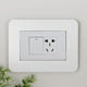 thumbnail image 4 of Pegatina decorativa para interruptor, cubierta protectora, luz de lujo, moderna, simple, de color sólido, placa de aluminio acrílico, marco de enchufe, 4 of 6