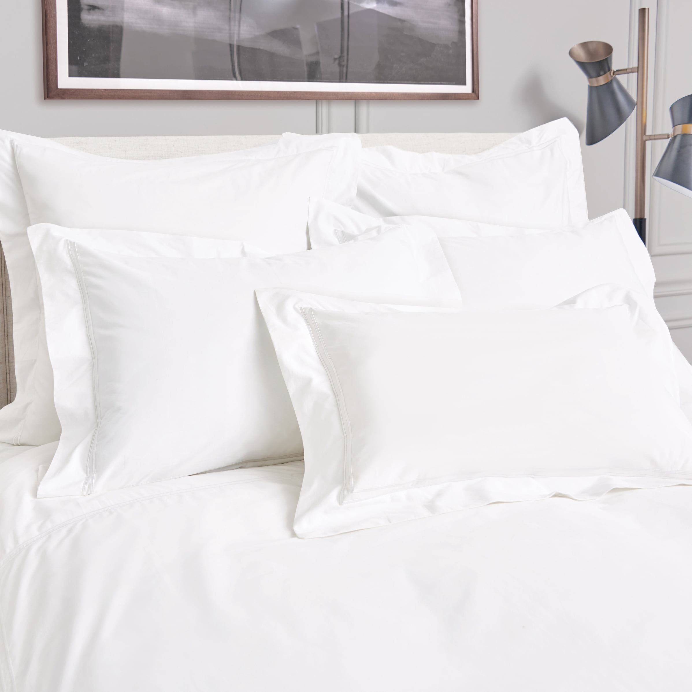 Legacy White Cotton Lightweight Breathable Luxury Full/Queen Duvet Cover