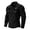 Black, variant on Mens Pique Shirts Anniversary Print Denim Fringe Western Button Down Cowboy Mens Knit Tops,Black,L