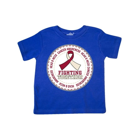 

Inktastic Fighting Together- Head and Neck Cancer Awareness Gift Toddler Boy or Toddler Girl T-Shirt