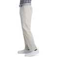 thumbnail image 3 of Haggar Mens Comfort Straight Fit Flat Front Flex Khaki  Chino Pants 32W x 34L String, 3 of 3