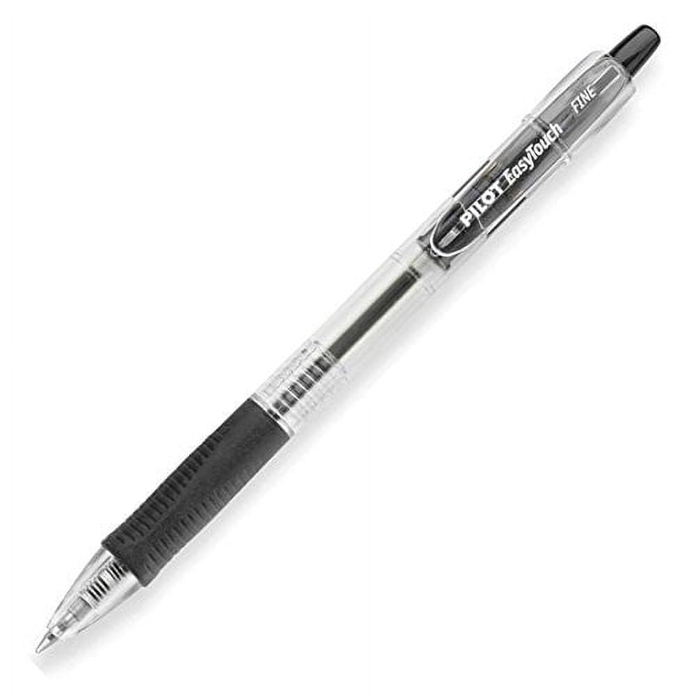 Pilot 32210 EasyTouch Retractable Ballpoint Pen, Fine Point Black, 2 Dozen