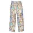 thumbnail image 2 of FORMRS Kids Pajama Pants with Pockets Size 6-8Y Boys Lounge Sleep Bottoms, Elegant Marble Pattern, 2 of 8