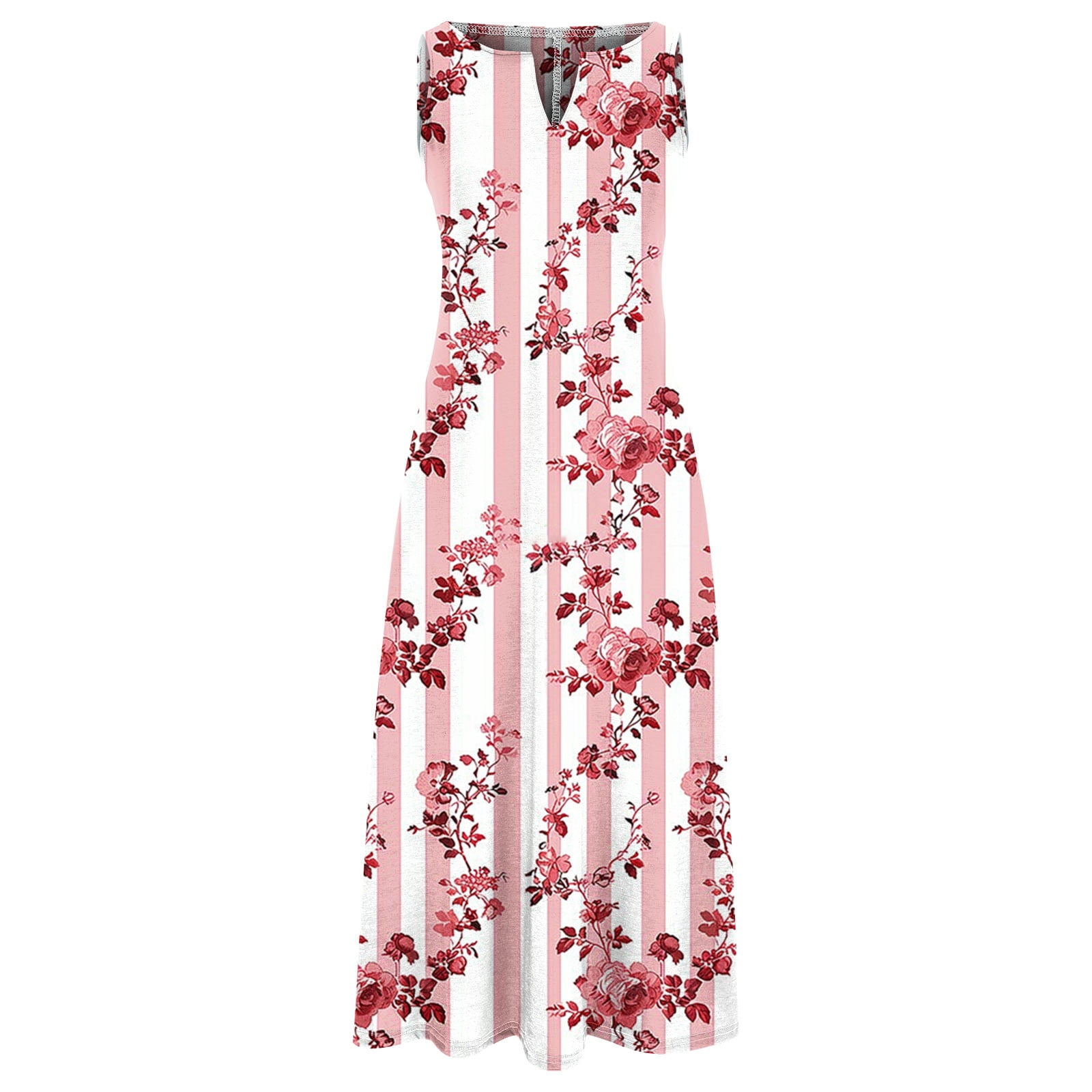 Women Dresses for Special Occasions Summer Two-Piece Printed V-Neck Elegant A Line Tank Dress And Half Sleeve Cardigan Tops Set Suit Plus Size Ladies Skirt Party Elegant UK For Prom