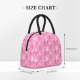 thumbnail image 2 of Fotbe Breast Cancer Awareness (3) Bolsa de Almuerzo con Estampado, Lonchera Aislada, Contenedor de Comida Reutilizable Tipo Cooler a Prueba de Fugas, 2 of 6