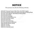 thumbnail image 2 of TEC Rear Ceramic Disc Brake Pads TEC-1157 for Car Hyundai Tucson Elantra Kia Accent Sportage Forte Sonata Rio Rio5 Koup Forte5 Cadenza, 2 of 10