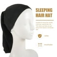 thumbnail image 3 of ADDHAT Bonnet Para Largo Color Negro Elástico Protector Cómodo Y Transpirable Para Uso En Casa, 3 of 6
