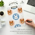 thumbnail image 4 of FMSHPON Cute Bear Rabbit Clipboard Hardboard Wood Nursing Clip Board and Pull for Standard A4 Letter 13x9 inches, 4 of 7