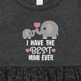 thumbnail image 4 of Inktastic Grandchild Best Mimi Ever Girls Baby Dress, 4 of 5