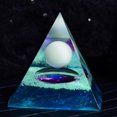 thumbnail image 1 of Orgonite Pyramid Amethyst Expel Evil Force Gather Fortune Jewelry Gift Gem Stone Hugtrwg Para estrenar, 1 of 7