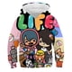 thumbnail image 1 of Sudadera con capucha Toca Life World para niños, ropa de salón de Anime de gran tamaño, 3D, creador de juguetes virtuales, misma sudadera informal para niños, otoño, 1 of 4
