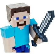 Minecraft Biome Builds Steve Figure, 3.25-inch Scale with Accessory