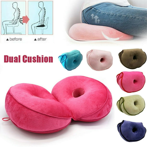 SPRING PARK Dual Comfort Cushion Lift Hips Up Seat Cushion Portable