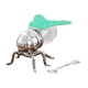 thumbnail image 2 of Tarro de miel de abeja, elegante tarro de miel con forma de abeja y cuchara decorativa. Cian, 2 of 9