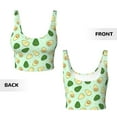 thumbnail image 4 of Yiaed Avocado Print Ladies Waistcoat Women Sports Vest Vest Sports Women Sports Top Yoga Vest for women-Small, 4 of 8