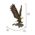 thumbnail image 5 of Hi-Line Gift 6 in Flying Eagle Garden Statue, Durable Polyresin, Intricate Detail, 5 of 8