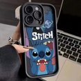 thumbnail image 3 of Disney-funda de teléfono de silicona suave Stitch para iPhone 14, 15 Pro Max, 13, 12, 11 Pro, XR, XS Max, X, 8, 7 Plus, SE 2020, cubierta protectora de lente, 3 of 5