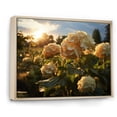 thumbnail image 2 of Designart "Yellow Hydrangea landscape" Floral Floater Framed Canvas Print, 2 of 7