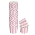 thumbnail image 1 of 50Pcs Paper Baking Cups 6oz Bulk Cupcake Muffins Liners Cases Wrappers Stripe Pink, 1 of 5