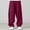 Red, variant on BXJX Boys Cotton Sweatpants, Outdoor Elastic Waist Casual Comfortable Sports Pants for Kids Gray Size 10-12 T