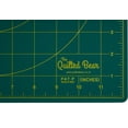 thumbnail image 3 of The Quilted Bear Rotating, Locking & Self-Healing Cutting Mat Green - 18" x 18", 3 of 5