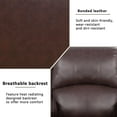 thumbnail image 6 of Bonded Leather Living Room Furniture Set Reclining Sofa Set Loveseat Furniture Sets in Living Room Sofa Recliners (Sofa, Brown), 6 of 12