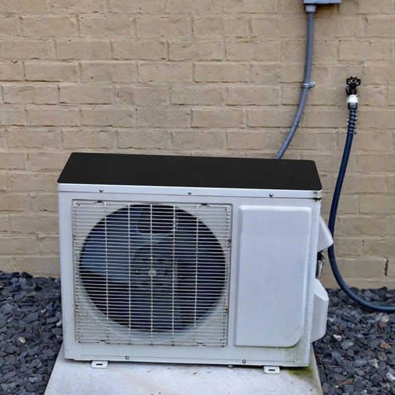 OULII Air Conditioner Drip Cushion Soundproof Mat Weather Resistant Black for Outdoor Units