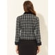 thumbnail image 4 of INSPIRE CHIC Chaqueta Blazer De Tweed Con Cuello De Vevelt Elegante Para Mujer Negro XL, 4 of 6