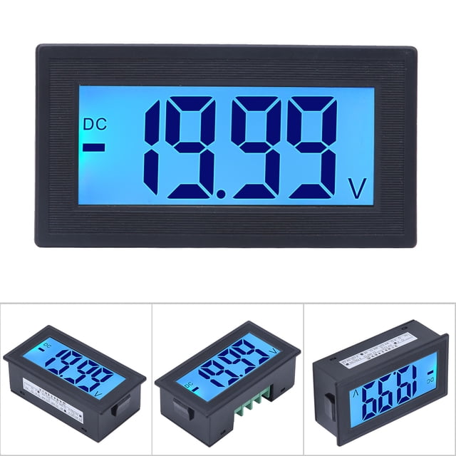 DC Digital Voltmeter, AC100-240V LCD Display 0.5W High Digital Voltmeter, For Robot
