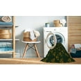 thumbnail image 2 of Ahgly Company Machine Washable Indoor Rectangle Transitional Night Black Area Rugs, 7' x 9', 2 of 7