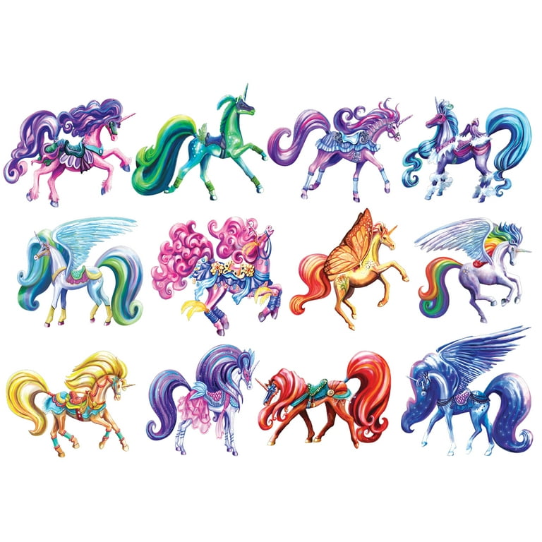 Cra-Z-Art Multi-Shaped 500-Piece Unicorns Jigsaw Puzzle