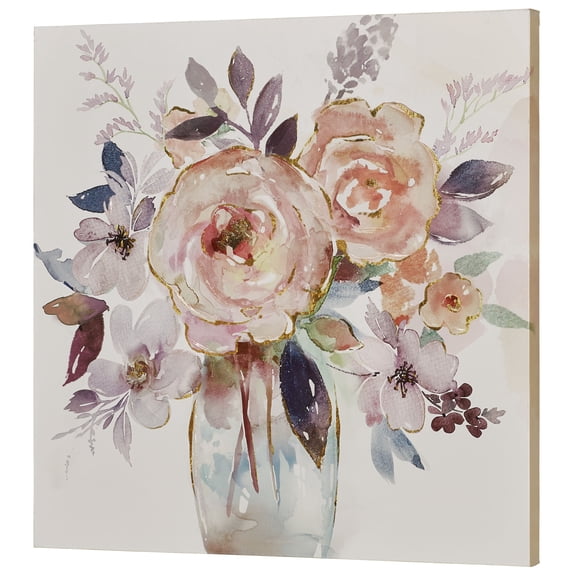 Floral Fantasy Canvas Wall Art Multi Cool