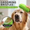 thumbnail image 5 of Dog Brush Bath Histotree Soothing Massage Rubber Bristles Curry Comb for Dogs & Cats Washing, 5 of 6