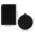 thumbnail image 2 of Minkissy 4Pcs Black Silicone Induction Cooktop Mats Heat Resistant Non Slip Stove Protectors, 2 of 8