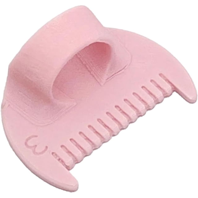 Sewing Aids, Sewing Needle Gauge Measuring Tool, 3/4mm Needle Measuring Tool, DIY Stitching, Quilting and Stitching Aids for Beginners in Sewing with Simple and Easy to Operate (Pink (3mm))