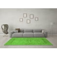 thumbnail image 3 of Ahgly Company Indoor Square Oriental Green Industrial Area Rugs, 7' Square, 3 of 4