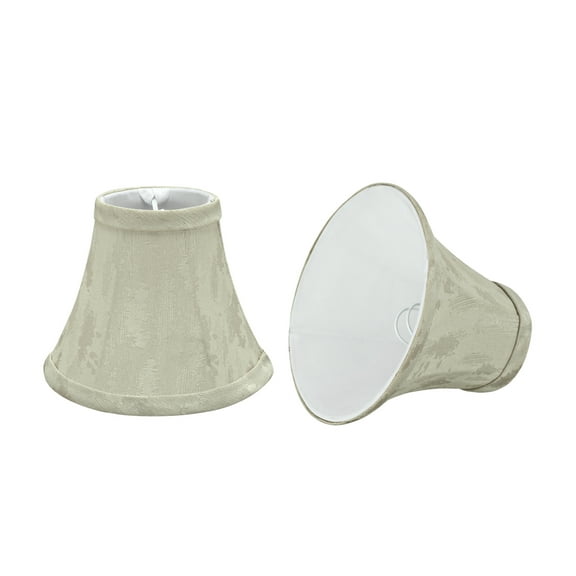 Aspen Creative Corporation 6'' Fabric Bell Candelabra Shade (Set of 2)