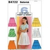 Butterick Sewing Pattern 4722 - Girls' Skirt-ch (7-8-10)