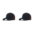 thumbnail image 2 of Sombrero de béisbol Qarigey Algodón Informal Negro XL, 2 of 6