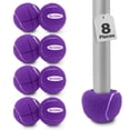 thumbnail image 1 of Pelota de tenis Walker Glides Top Glides, color morado, 4 pares, 1 of 7