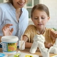 thumbnail image 1 of Kit de Moldeado de Manos para Niños | Juego de Moldes de Sío DIY para Niños | Polvo de Clonación de Huella de Mano 3D y Sío | Experimento Científico para Padres e Hijos | 1 Pieza | Blanco, 1 of 9