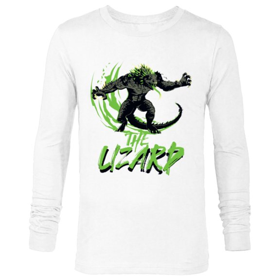 Marvel Spider-Man 2 PlayStation Game The Lizard Slash - Long Sleeve T-Shirt for Men - Customized-White