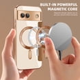 thumbnail image 6 of ELEHOLD for Google Pixel 9 Pro Case, Magnetic Leather Folio Card Holder Clear Back Shockproof Durable Protective Phone Case for for Google Pixel 9 Pro, Pink, 6 of 9